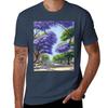 Jacaranda Trees In The Streets Of Historic Buenos Aires Tshirt Thanksgiving Casual Tee