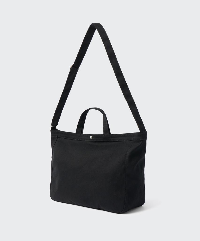 Musinsa Standard Canvas Wide Two-Way Tote Bag [Black]