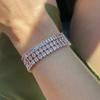 New Fashionable Zircon Tennis Bracelets for Women Dazzling Various Shape Crystal Hand Chain Trend Sexy Party Accessories Zircon