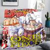 One Piece Character Print Flannel Blanket,High Quality Comfortable for All Seasons,Home Decor,Warmth and Comfort,Perfect for Christmas Gifts