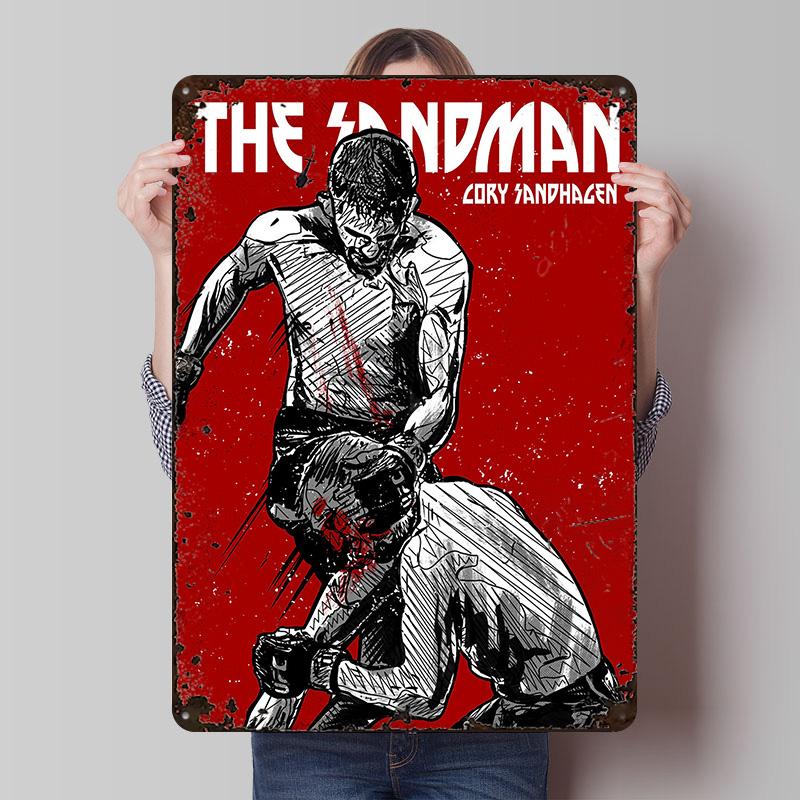 Cory Sandhagen Printed Poster Customized Wall Art Retro Vintage Metal Tin Signs for Room House Modern Home Decoration Ornaments