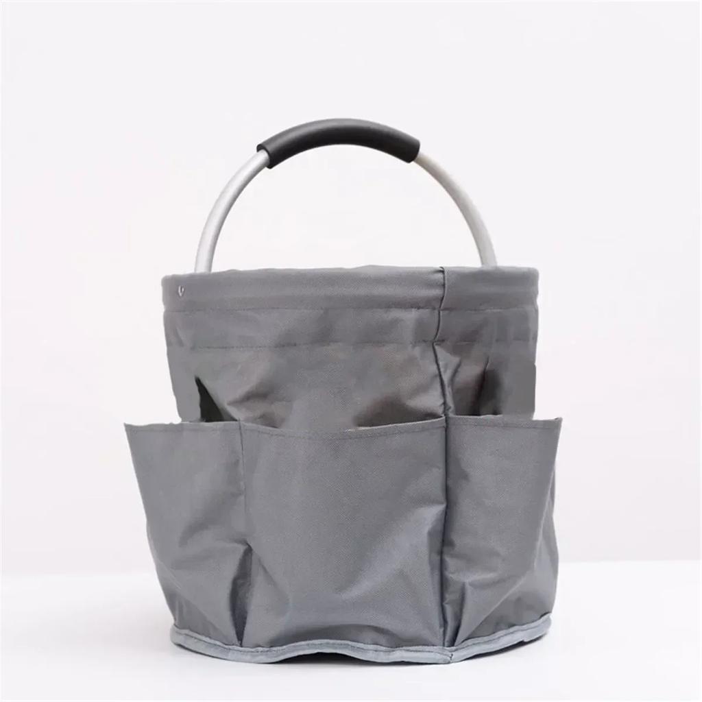 Garden Tool Basket Bucket Organizer Shopping Bag Pouch Gardening Storage Hand Tool Holder For Camp Planting Props Tools Basket