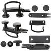 4 Set Universal Car U-Bolts Roof Box Mount Kit Metal Clamps Van Luggage Rack Accessories Secure Fitting Easy Installation