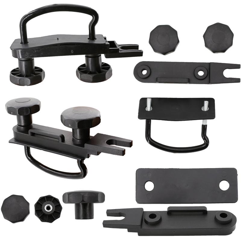 4 Set Universal Car U-Bolts Roof Box Mount Kit Metal Clamps Van Luggage Rack Accessories Secure Fitting Easy Installation