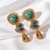 Orecchini Pendenti in Resina Irregolare Multicolore Vintage da Donna Orecchini Bohemian Statement Pendenti per Uso Quotidiano da Donna