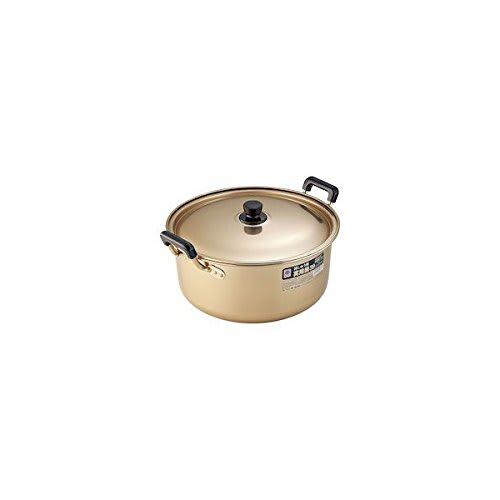Akao Aluminum Practical Pot, 39cm, Aluminum (Oxalic Acid Anodized), Japan, AZT04039