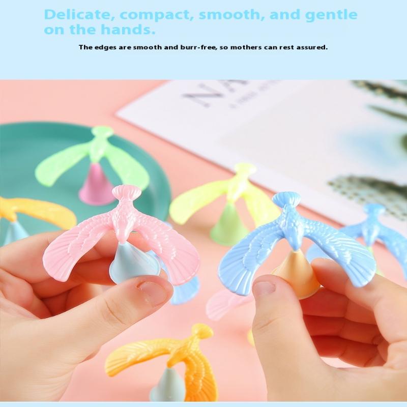 10Pcs/Set Mini Balance Eagle Gravity Bird Puzzle Tumbler Toy For Kid Party Favor Baby Shower Goodie Bags Pinata Fillers