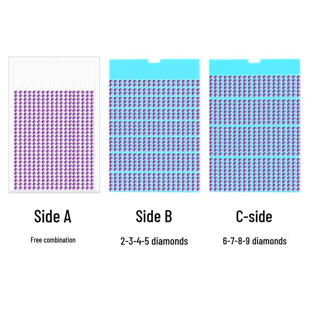 Diamond Painting Flip-Top Funnel Plate Set with Lid for DIY Embroidery