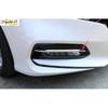 Chrome Front Bumper Fog Light Lamp Eyebrow Cover Trim For Honda Accord 2018-