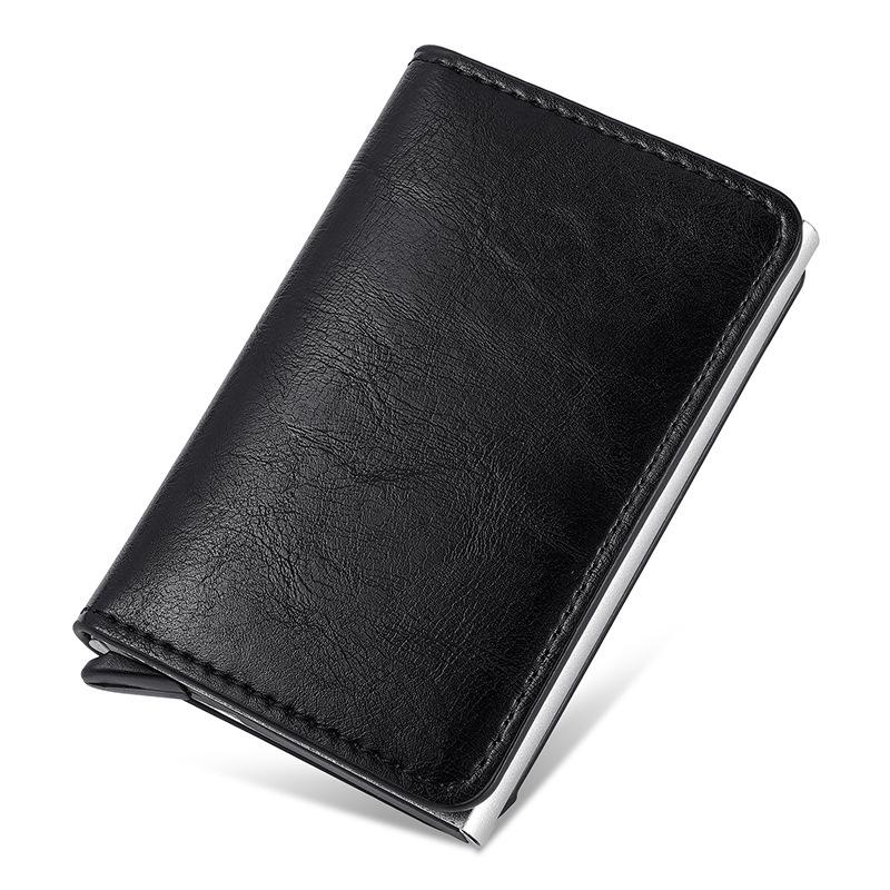 Automatisches Pop-up-Kartenetui aus Kohlefaser mit RFID-Blockierung