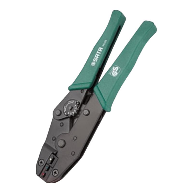 SATA 91105 9-inch Insulated Terminal Crimping Pliers
