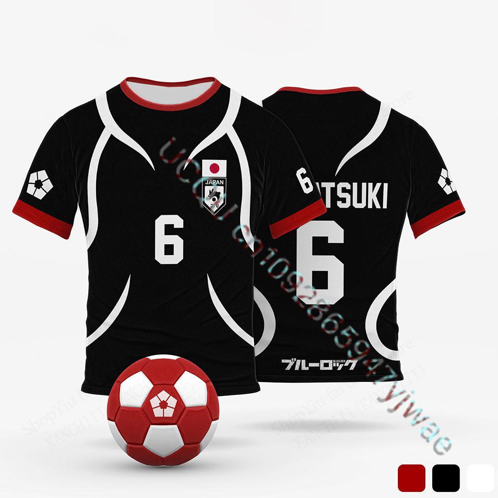 3D Print Sport Moisture-Wicking Breathable Men T-Shirt Japan Anime Itoshi Sae Football Jersey Training Tee Adult T-shirt