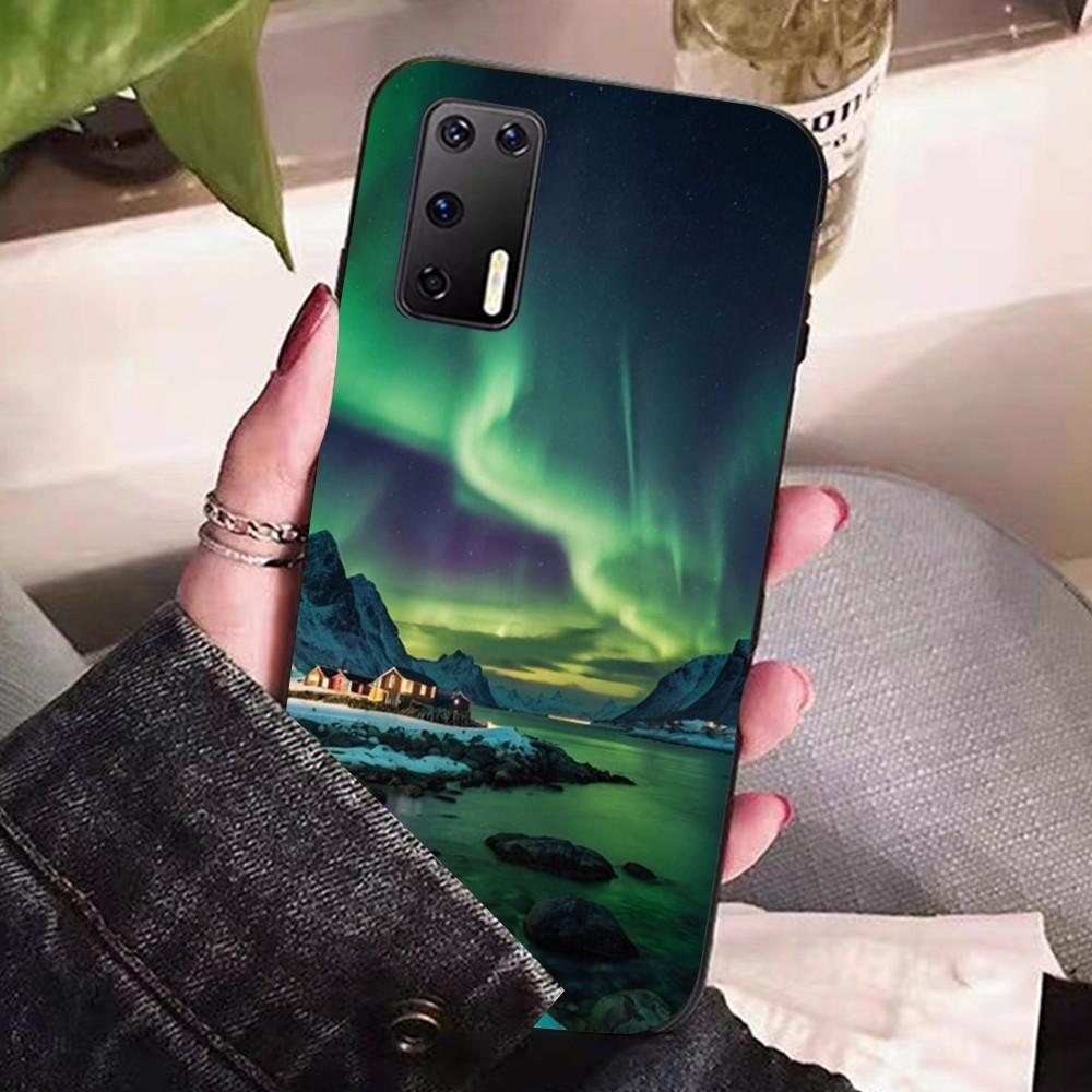 Beautiful Northern Lights Phone Case For Huawei P 8 9 10 20 30 40 50 Pro Lite Psmart Honor 10 Lite 70 Mate 20lite
