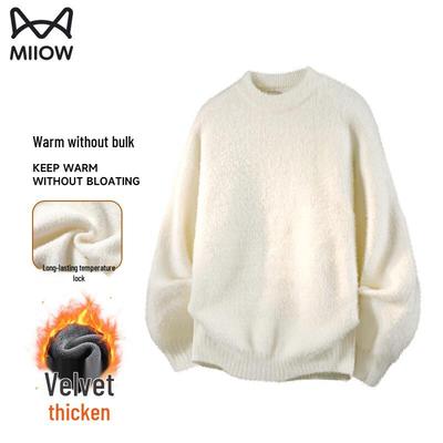 Mao Ren Unisex Dicker Warmer Rundhals Pullover
