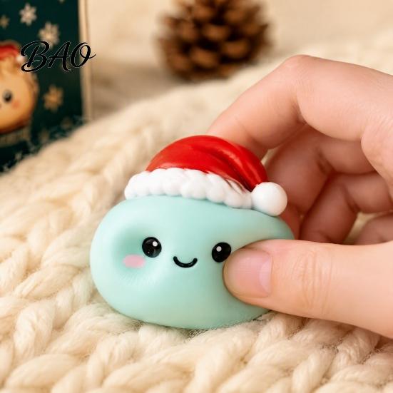 Christmas Gift for Adults 2026 Squeeze Toy Advent Calendar, 24-Day Dumpling Bun Fidget Stocking Stuffers Kids Countdown Box, Soft TPR Stress