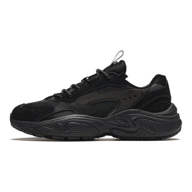 Anta Men Trendy Shock-absorbing Low-top Casual Shoes Black 112428853-2 41