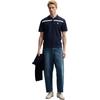 Skechers Retro Color Block Knit Polo Shirt Men Tops L226M042-0620