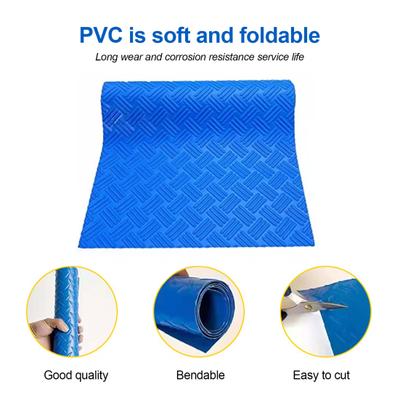 Ladder Pad Uneven Surface Widely Applicable Foldable Bendable Cuttable Non-slip PVC Swimming Pool Ladder Mat Home