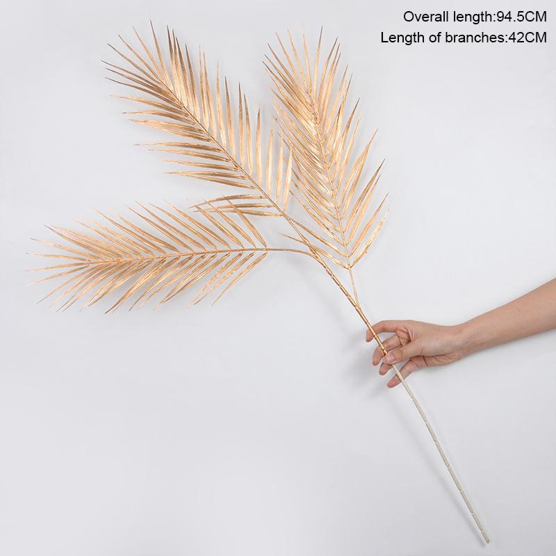 Golden Artificial Plants Eucalyptus Maple Leaf 2024 Christmas Decoration For Home Living Room Wedding Party Flower Arrangement