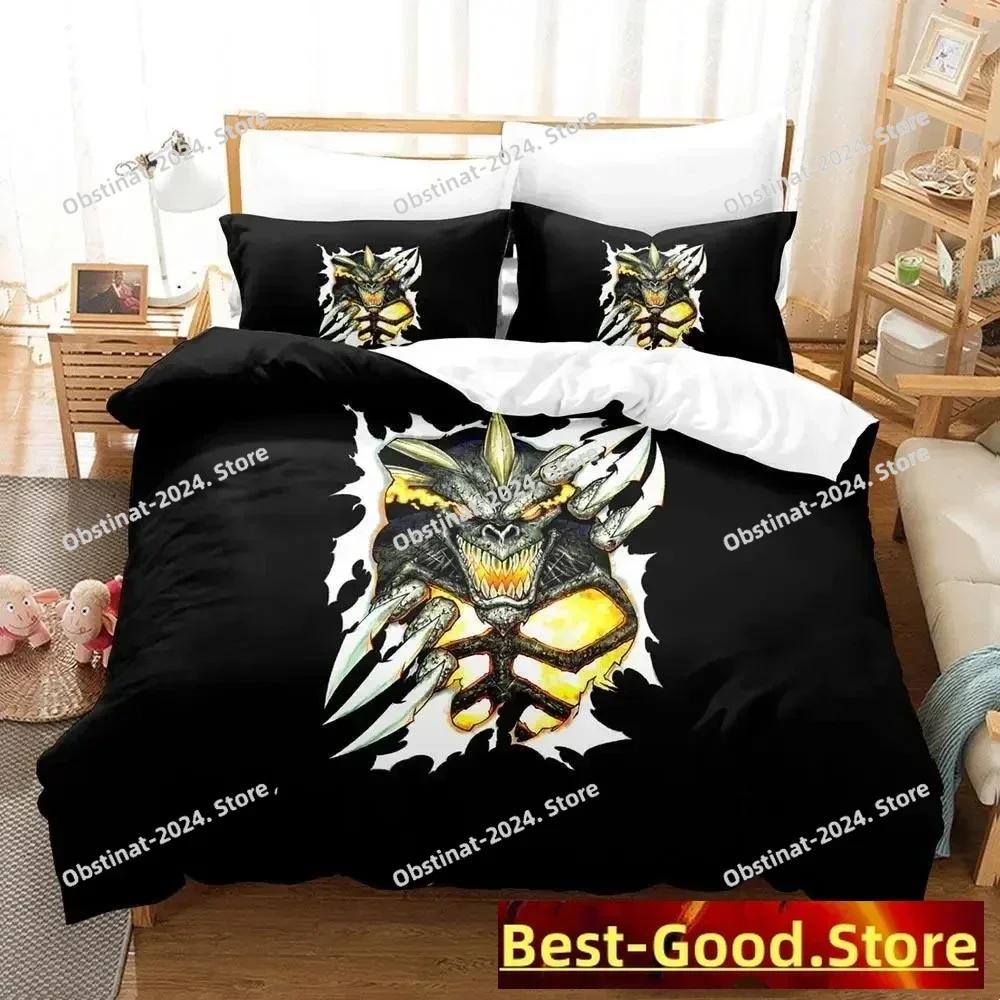 Demon Monster Satan Bedding Set Single Twin Printed Bed Set With Pillowcase Bed Duvet Cover Single Double Queen Super King Size