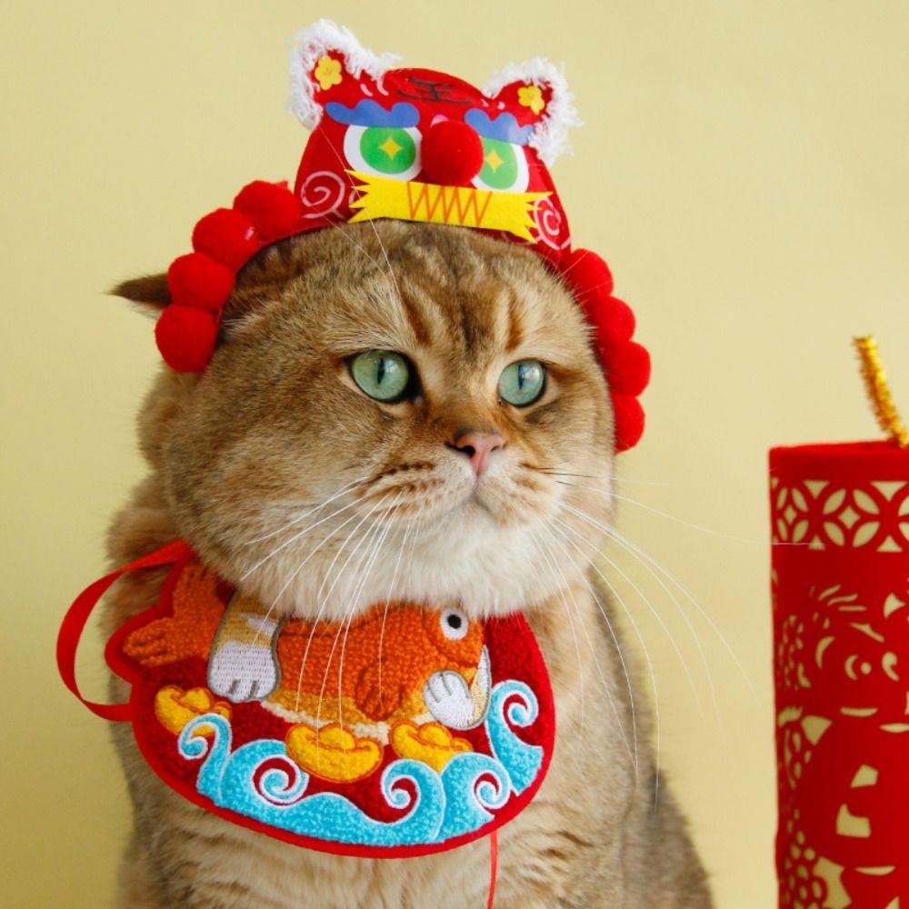 

Мультяшный кот Полотенце Вышивка Нагрудник Милый Ошейник Для Домашних Животных Моющийся Водный Шарф Подарок Style 1