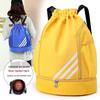 Drawstring Basketball Bag with Wet/Dry Separation, Large Capacity for Sports, Travel, Outdoor Activities.