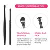7 pezzi Earpick Ear Cleaner Ear Care Strumento di pulizia Kit di strumenti per la rimozione del cerume in acciaio inossidabile