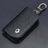 Leather Car Key Case Wood Grain Car Key Cover Key Wallet For Renault Megane 2 3 Koleos Clio Auto Accessories Y777