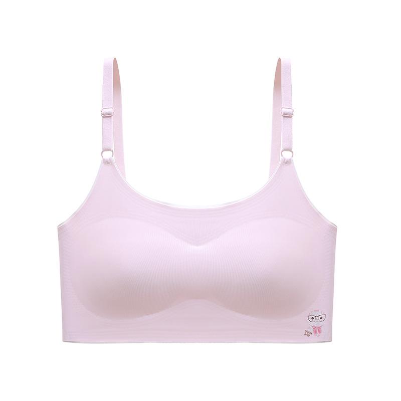 Nabírané Protiskluzové Stretch Polstrované Halenka Push Up Vesta Puberta Spodní prádlo Kočka Ženy Podprsenka