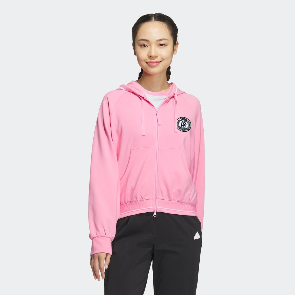 Adidas Verbiage Crop Jacket Jackets & Coats Women's Blessing Pink JI8900