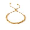 Qiong Yao Luxurious 4mm Stainless Steel Bead Bracelet for Women – Versatile and Elegant Design