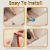 1pc 1mX4cm Self-adhesive Floor Cover Strips Carpet Edge Trim Strip Floor Transition Door Threshold Gaps Bottom Sealing Strip