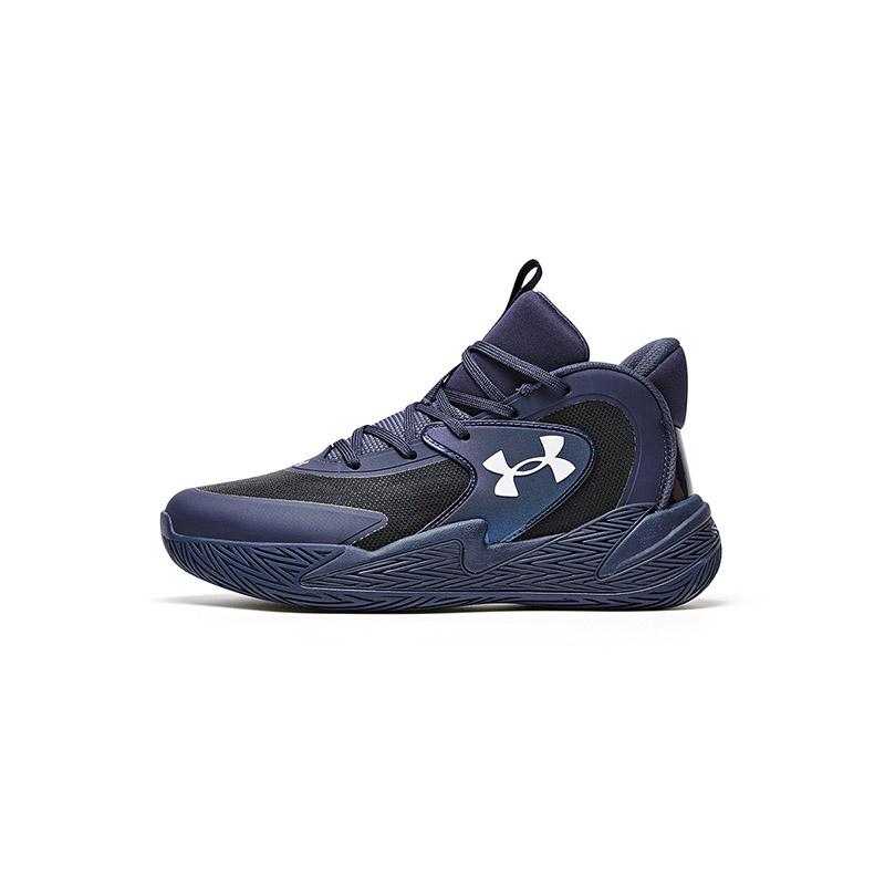Under Armour Basketball Collection Synthetic Leather, Textile High top Children s Basketball Shoes Kids 2541504 36