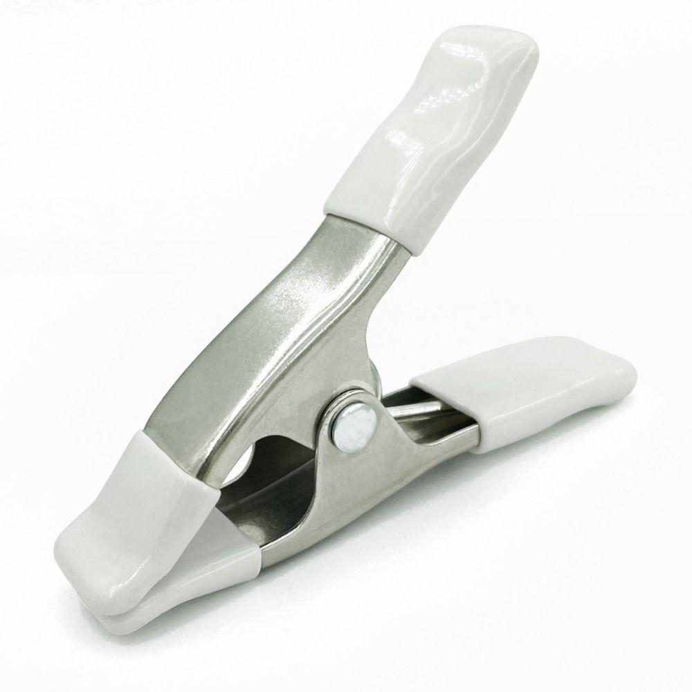 A-Shaped Spring Clip Metal Woodworking Clip Grip Tools Wedding Dress Clip  Electrician