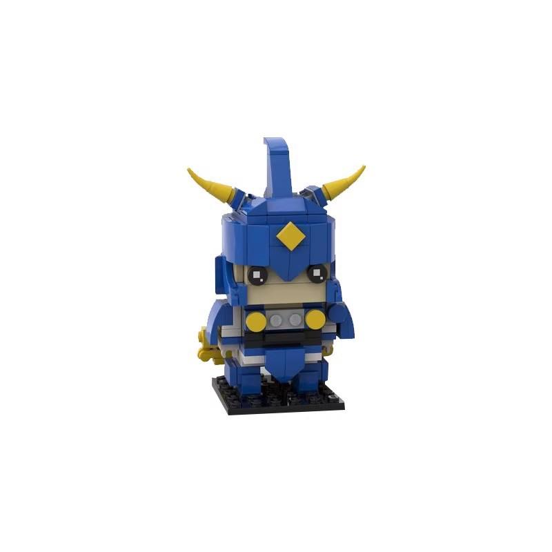 Building Block Compatible, Magic Altar Protagonist Group 5 People, Small Particles, Square Head Boy Devil Altar Fighter, Magic General