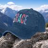 Grace Printed Vintage Baseball Cap Washed Duckbill Street Hiphop Hat For Outdoor Sports Leisure Vacation