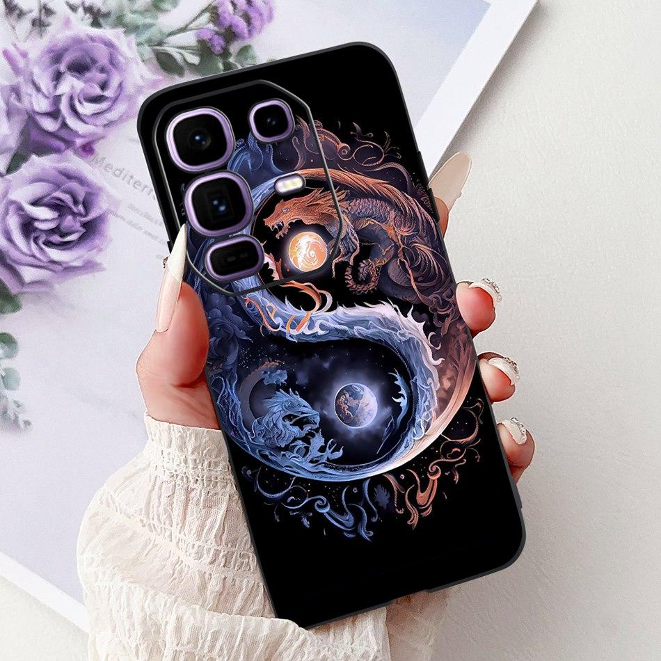 For Infinix Note 50 Pro+ Note50 Pro 4G Cool Dragon Tiger Painted Phone Case For Infinix Note50 Pro Plus Soft Silicone TPU Cases