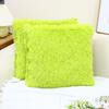 Luxury Soft Faux Fur Fleece Cushion Cover Pillowcase Spring Decorative Throw Pillows Covers, No Pillow Insert,18x18 Inch 2 Pack