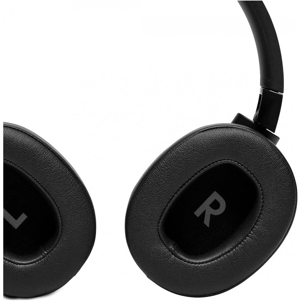 QIIZCP Tune 710bt Kabelloses Over-Ear-Bluetooth mit Mikrofon, 50-Stunden-Akku, Freisprechfunktion, tragbar, Schwarz 