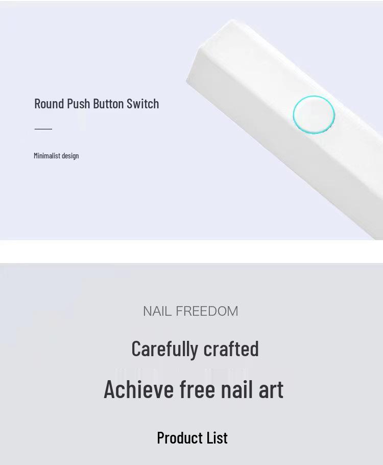 Portable Rechargeable Mini UV Nail Lamp