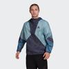 Adidas Logo Color-Block Striped Sports Training Casual Jacket Men Jacket Blue H65747
