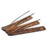 Natural Wooden Incense Stick Holder Ash Catcher Burner Incense Stand Rack Incense Base Aromatherapy Plate Home Decoration