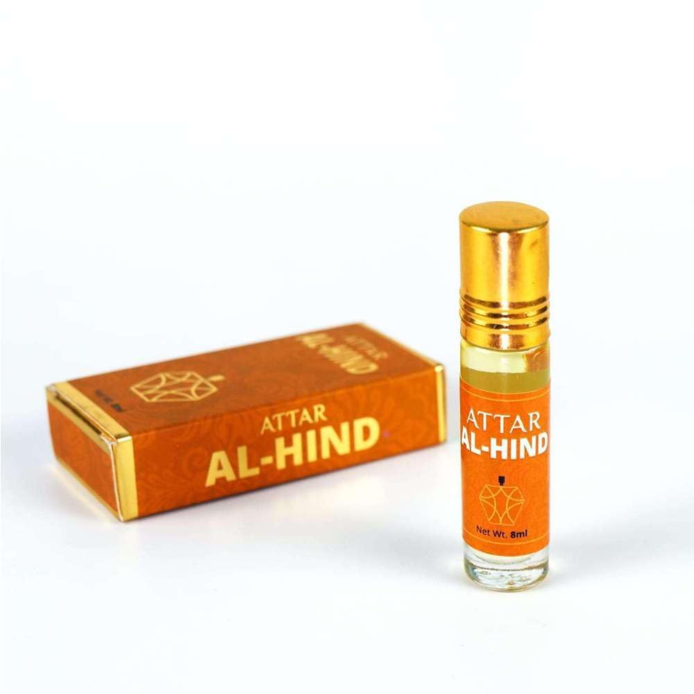 Aceite de Perfume Natural Attar Para Larga Duración Con Fácil Aplicación Roll-On Para Hombres y Mujeres - 8 ML, (Paquete de 1)
