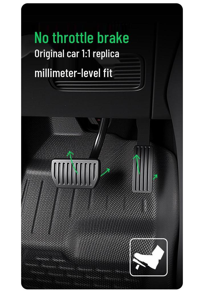 TPE Floor Mats for 25 Models of Fourth-Gen Geely Boyue L - Full Coverage, Mountain and River Edition Accessories
