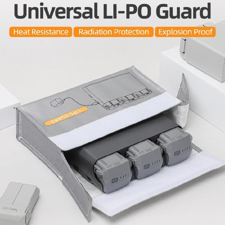 Safety Battery Carrying Bag for 4K/AVATA2 Drones, Heat Insulation Fireproofs With Easy Access