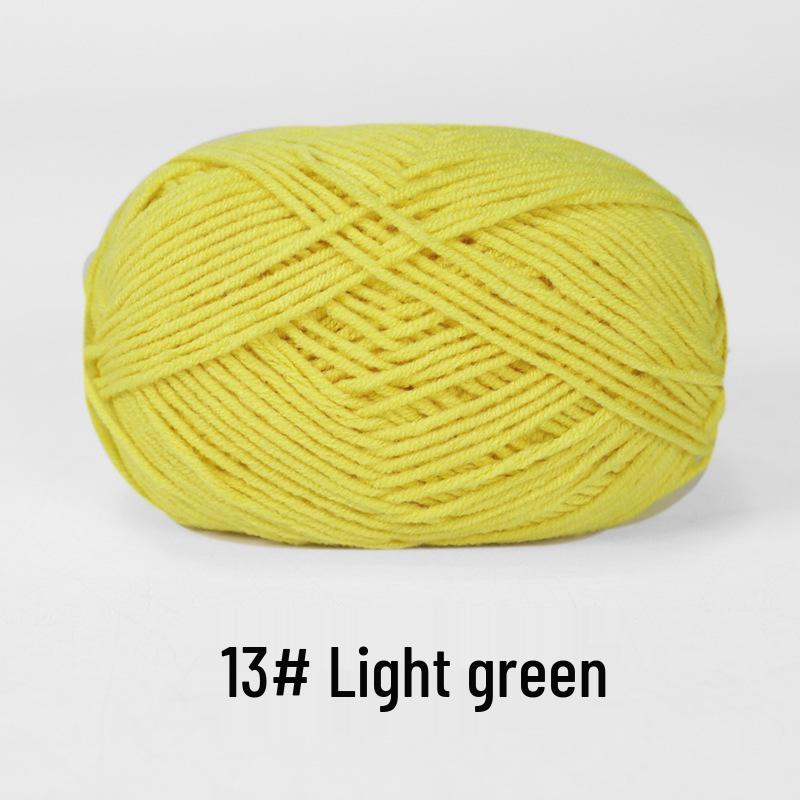 Baby 4-lagiges Milchbaumwollgarn zum Stricken von DIY-Schals oder Decken