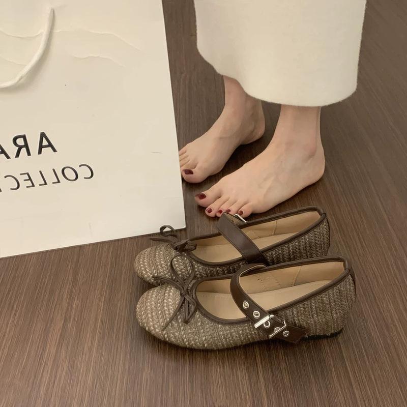 

Балетки на скрытой платформе, женские, новые, летние, юбка с поясом с надписью, туфли Мэри Джейн, вечерние туфли 40 темно-коричневого