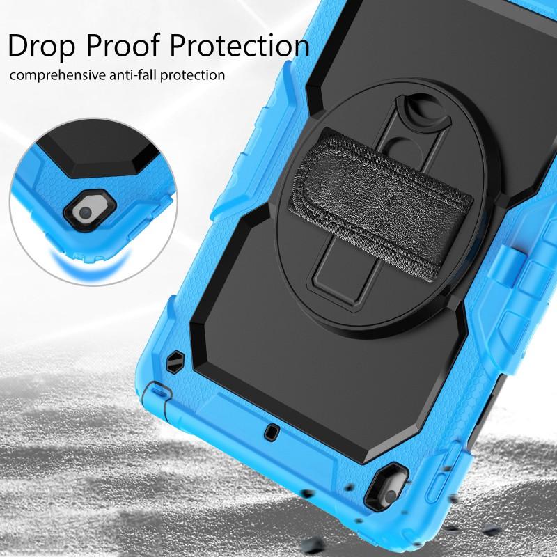 Case IPad 2019 10.2 Inch 360 Rotating Stand Hand Strap Shockproof Anti-drop Anti-scratch