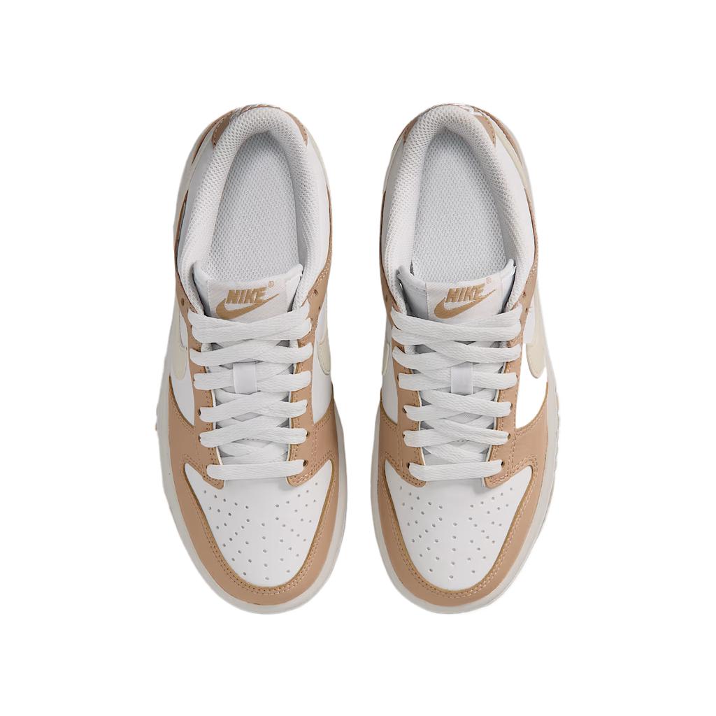 Nike Synthetic Leather Dunk Low Patchwork Retro Cushioning Low-Top Kids Skate Shoes Unisex Sneaker IQ0804-200