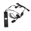 ARGB Splitter Extension Cable 3 Pin Addressable RGB Cable for Extending Computer PC Fans LED Lights Black